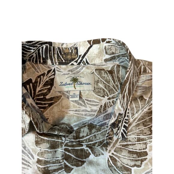 Island Shores Men’s Hawaiian Button Down, XL - Picture 3 of 5